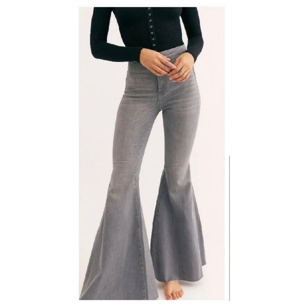 Free People Just Float On light grey jeans size 25